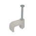 CABLE CLIPS 4MM FLAT [100]